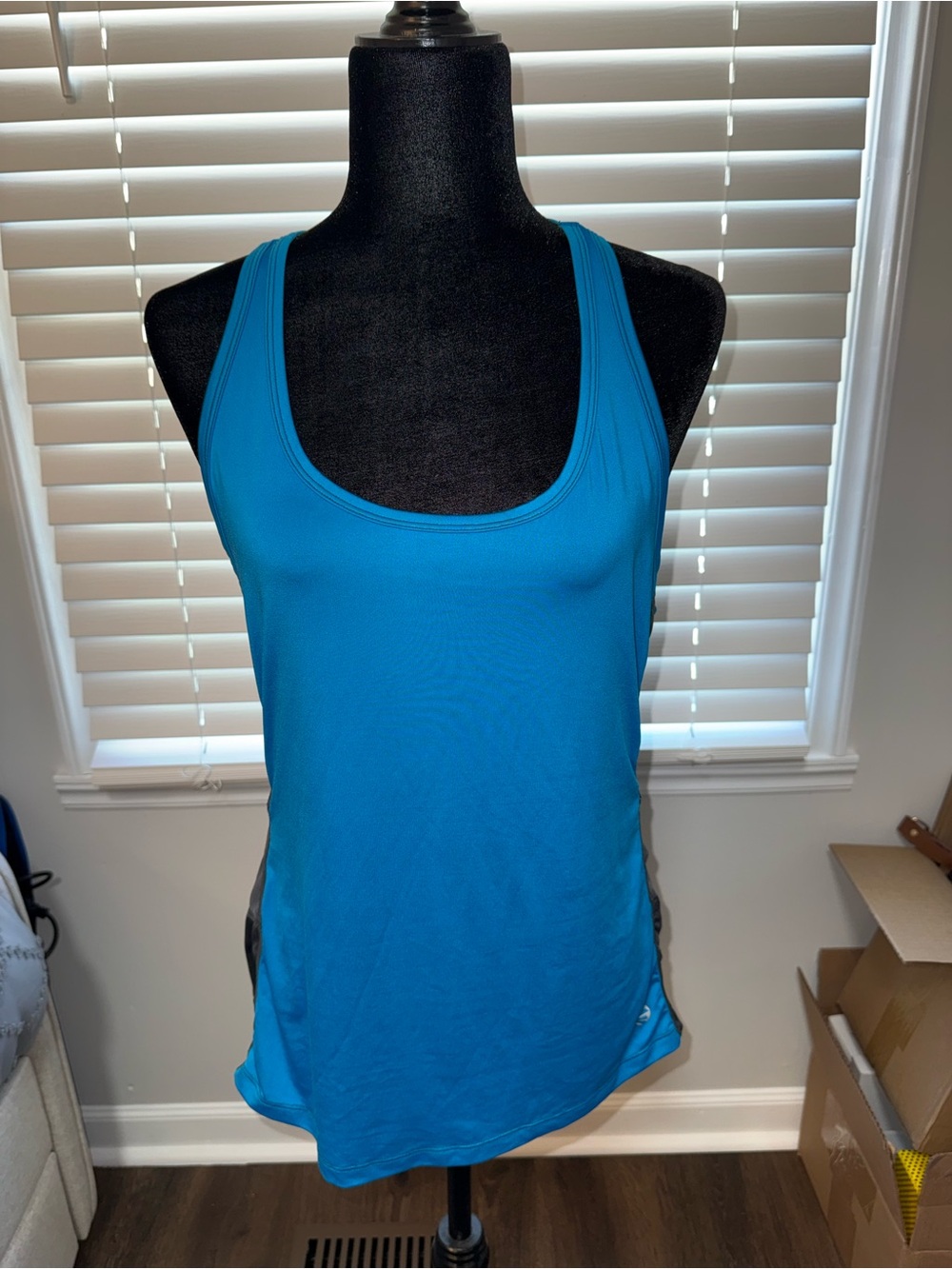 Jillian Michaels Impact Large Blue Athletic Running Workout Tank Top